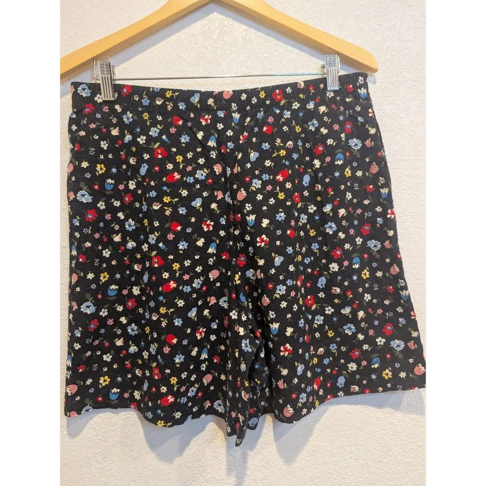Vintage Floral Print Shorts G.W. division of Graff Size S‎ 0220